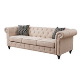 Aurelia Tan Linen Sofa Model 52420 By ACME Furniture